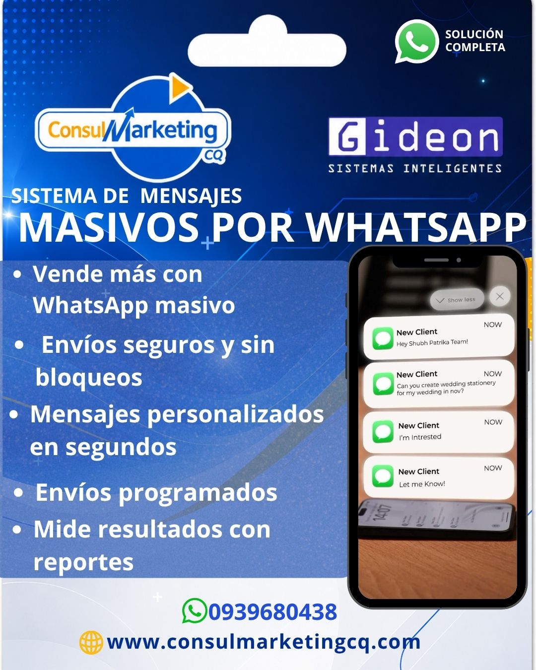 Mensajes Masivos Por Whatsapp
